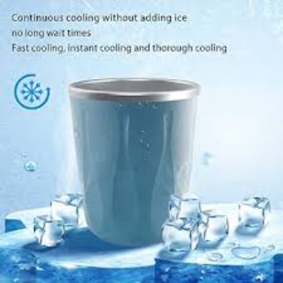 Freezer Cups with Lids, Chilled Beverage Mugs, Wine Freeze Cups - Picture 3 of 4